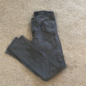 Gray skinny jeans